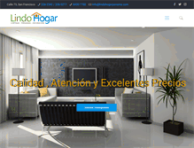 Tablet Screenshot of lindohogarpanama.com